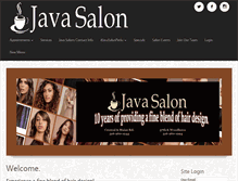 Tablet Screenshot of javasalonwichita.com